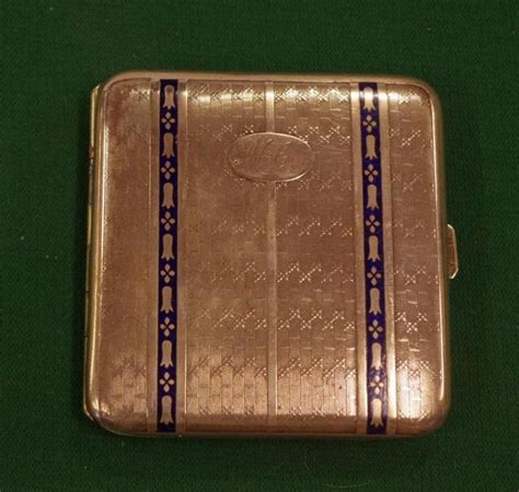 Vintage Alpaca Cigarette Case 